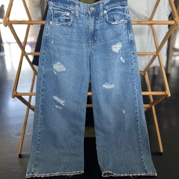 GAP Teen Wide-Stride Denim pant sz 8 & 10 - Picture 1 of 3